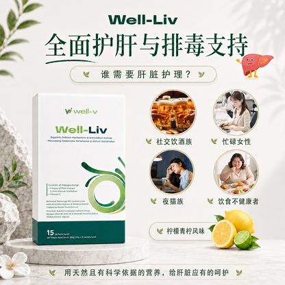【补肝护肝】Well-Liv小分子护肝饮