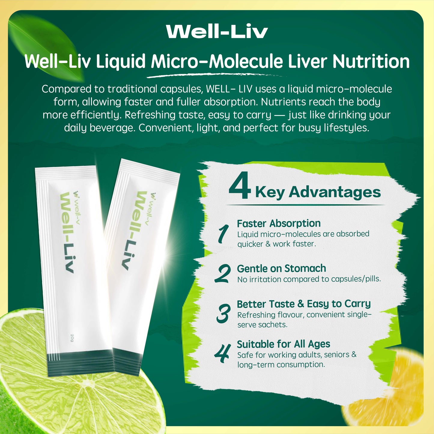 【Liver Support】Well-Liv Micro-Molecule